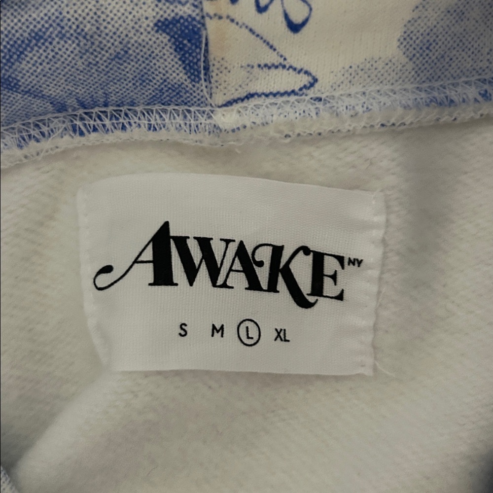 Awake Blue and White Hoodie - Picture 4 of 6